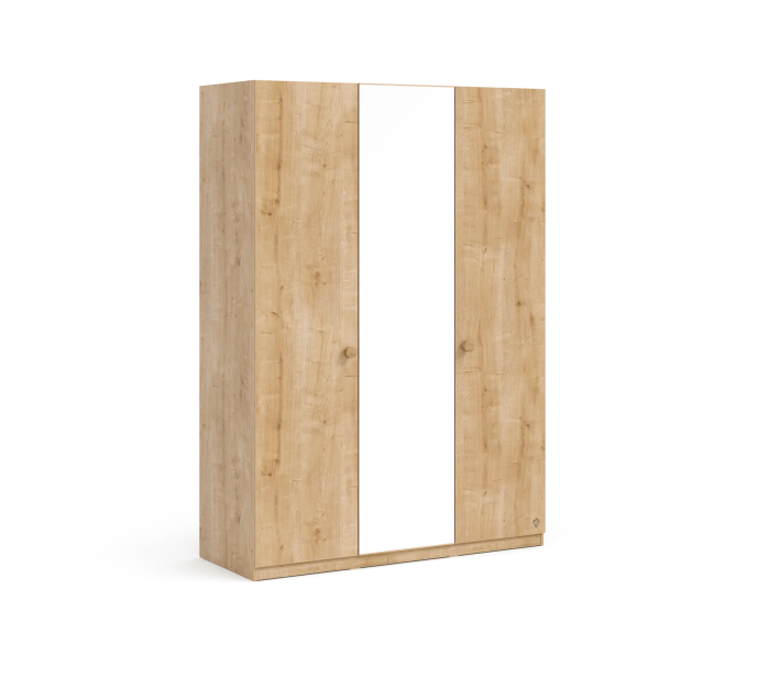 Cilek MOCHA Kleiderschrank mit Spiegel, 3-türig