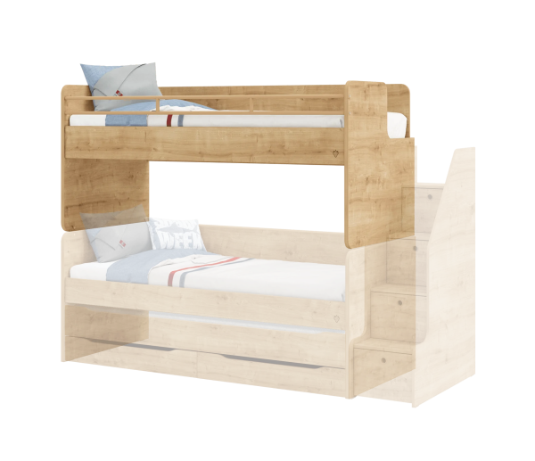 Cilek MOCHA Studio Etagenbett mit Leiter, 90x200 cm