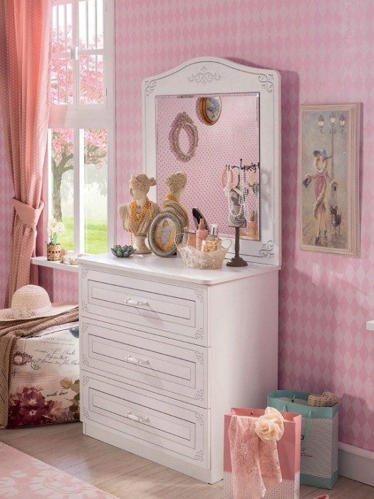 Cilek SELENA Kommode inkl. Spiegel