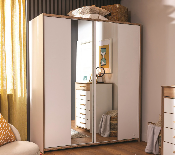 Cilek MODERA Schiebetürenschrank mit Spiegel
