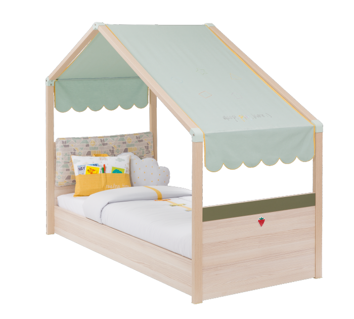 Cilek Kinderbett MONTE mit Markise, 80x180 cm