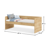 Vorschau: Cilek MOCHA Studio Etagenbett mit Leiter, 90x200 cm Vorschau: Cilek MOCHA Studio Etagenbett mit Leiter, 90x200 cm