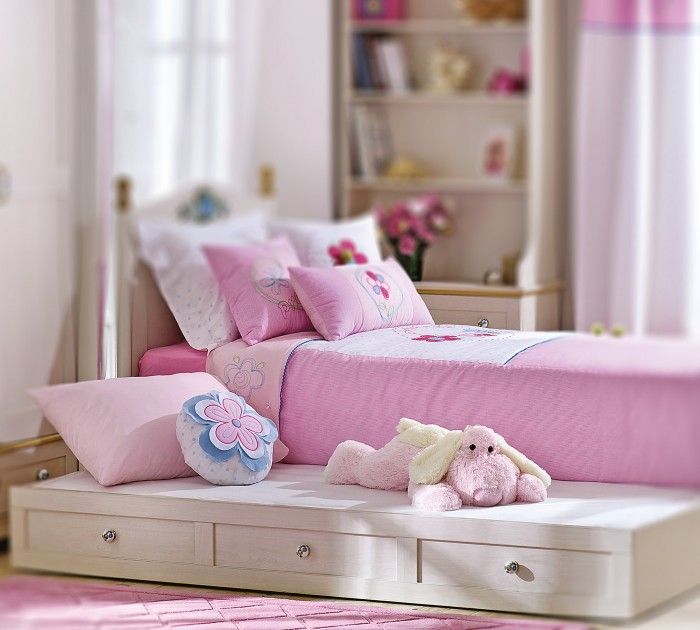 Cilek FLOWER Bettkasten / Ausziehbett, 90x180 cm