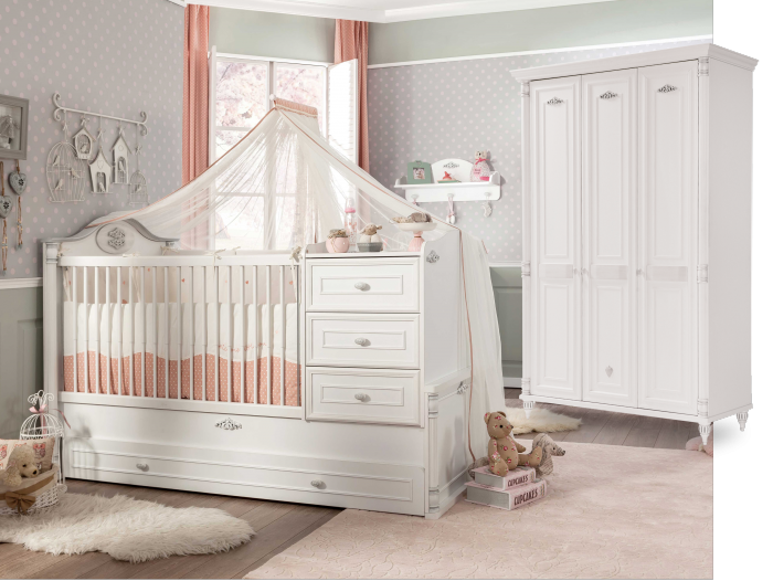 Cilek ROMANTIC Babyzimmer, 2-tlg.