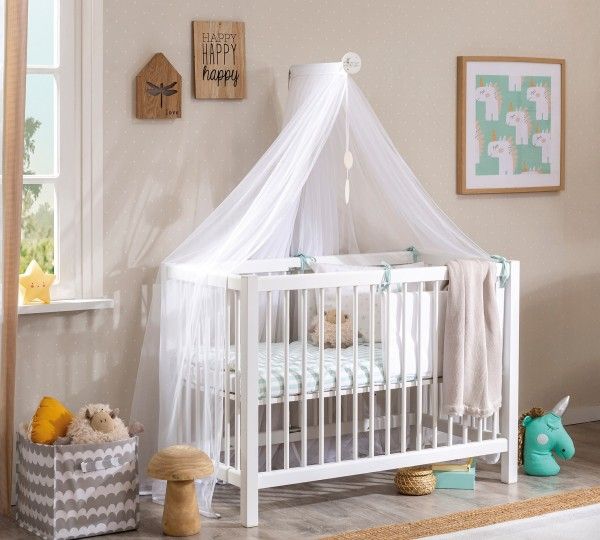 Dreambaby Insektennetz Für Kinderwagen & Laufgitter – Weiß, Aus Nylon, Elastischer Saum, Einfache Montage