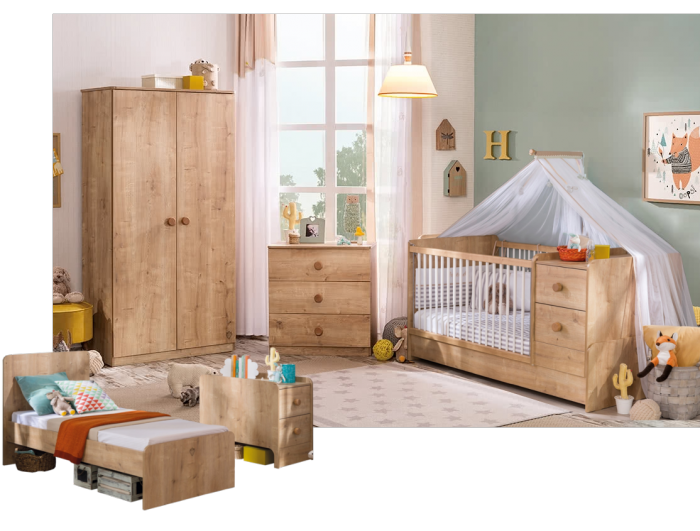 Cilek MOCHA Babyzimmer, 3-tlg.