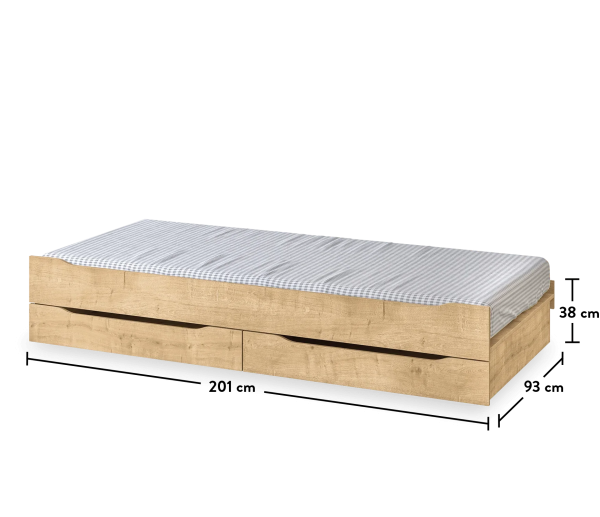 Cilek MOCHA Studio Etagenbett mit Leiter, 90x200 cm